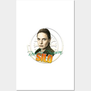 Silo emblem, Tv Series Rebecca Ferguson as Juliette Nichols fan works garphic design bay ironpalette Posters and Art